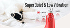 Dog Nail Grinder Dustproof with 2 LED Light - Super Quiet Powerful 6-Speed Nail Trimmer File for Small Medium Large Dogs dog acc