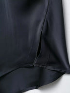 MYST&ZA2025 new summer women's casual simple halter neck backless sleeveless top + drawstring wide-leg trousers