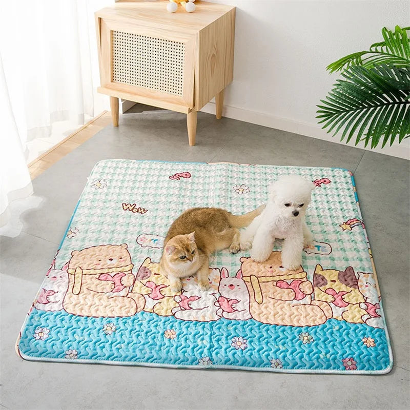 Dog Mats for Floors Pet Playpen Kennel Crates Mat Cat Puppy Cushion Reusable Washable Training Pee Pads Travel Car Mats for Dogs