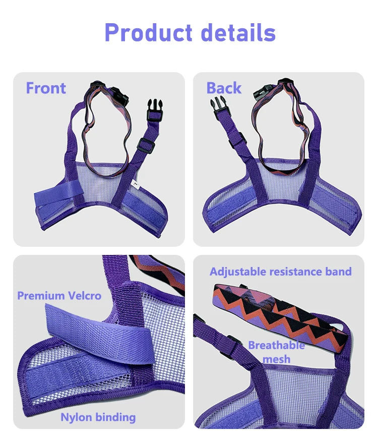 Dog muzzle Prevents biting barking and accidental eating prevents slipping off fits small medium large dogs adjustable
