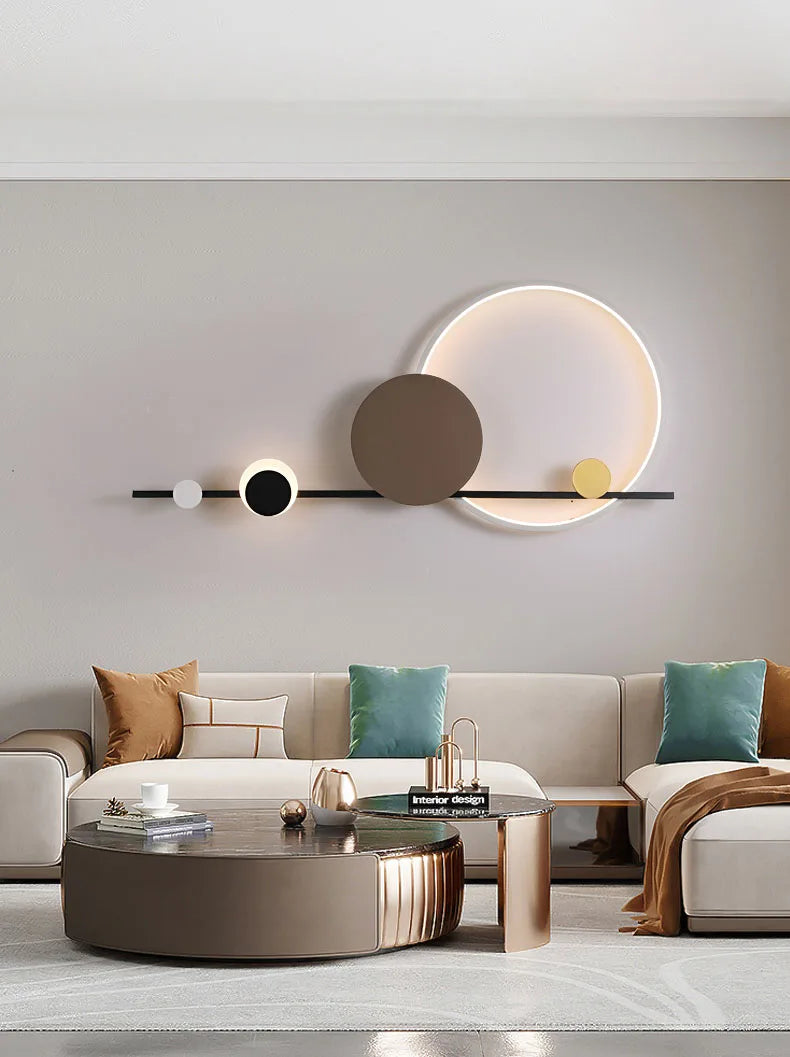 Creative LED Wall Lights Hotel Lobby Living Room Bedroom Wall Lamps Modern Simple Stairs Aisles  Home Indoor Lighting Decor Lamp