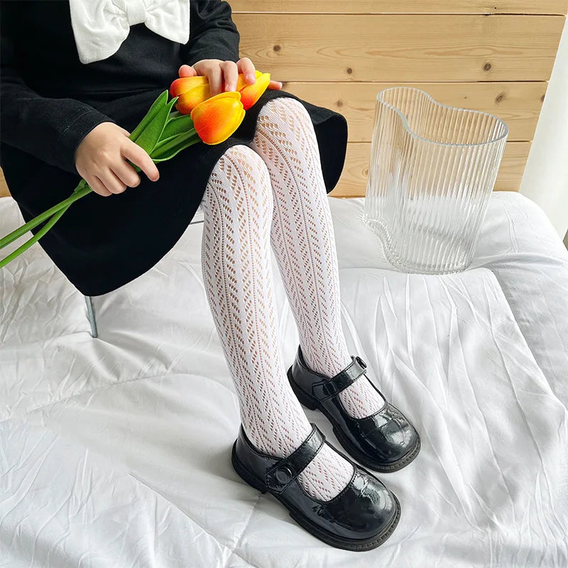 Girl Mesh Pantyhose, Fashion Nylon Girls Stocking,  Elasticity Girl Gift Children's Tights Children