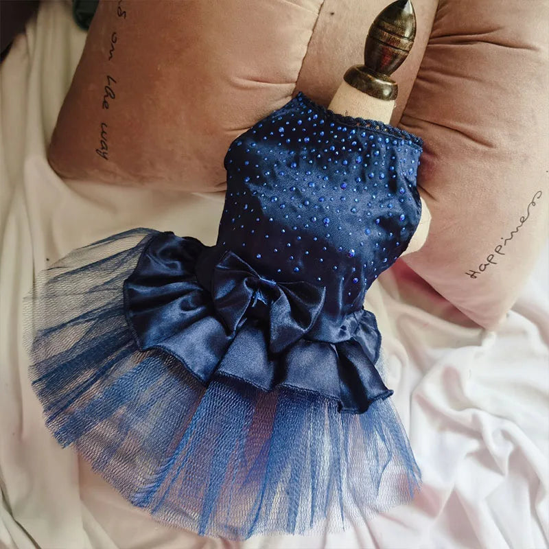 Summer Pet Clothes Wedding Dog Dress For Dogs Skirt Summer Princess Dog Dresses Clothes For Dogs Skirts York Pet Chihuahau Dress