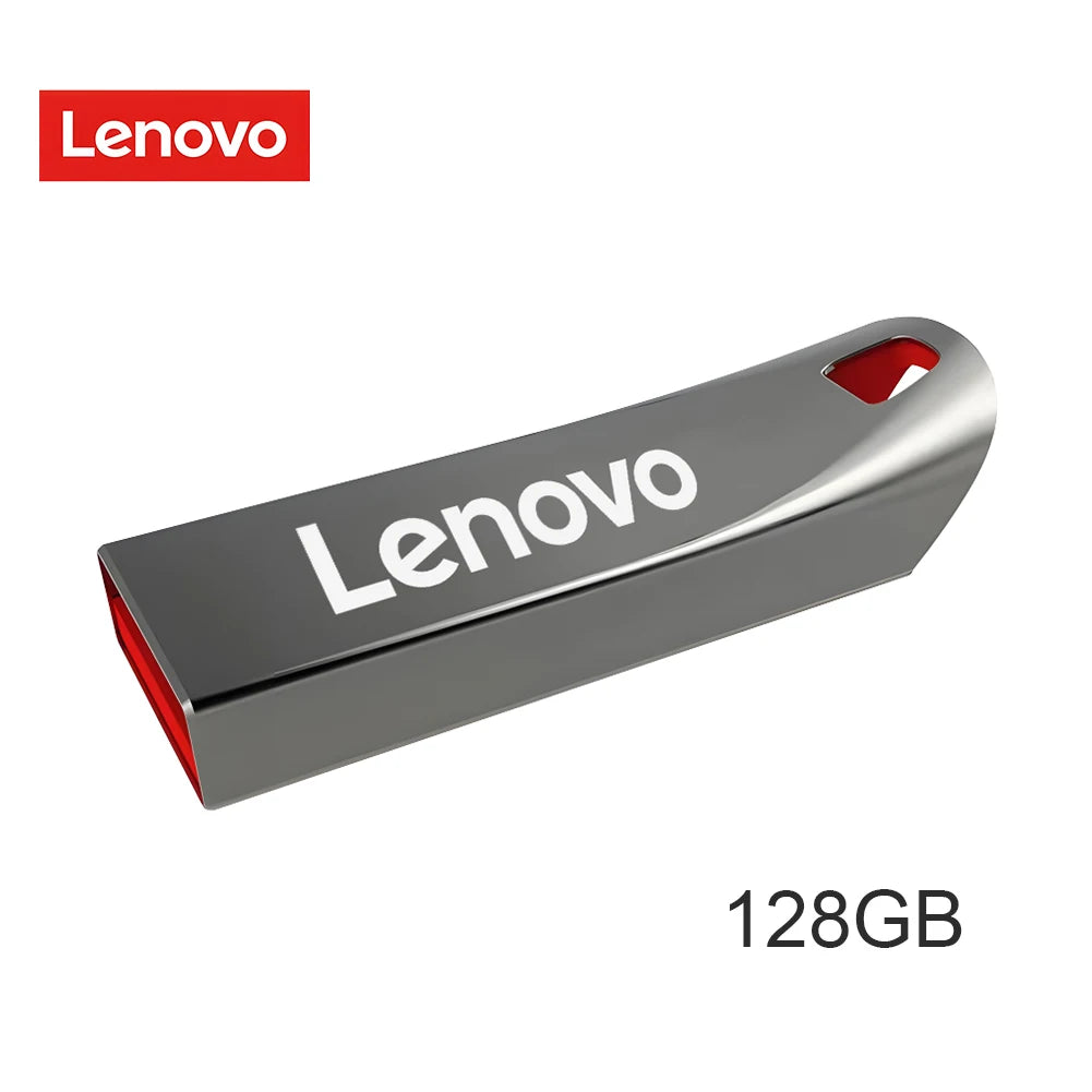 Lenovo U Disk 2TB 256GB 512GB Metal USB3.1 Dustproof Titanium Gamer Design USB  Flash Drive 128GB  Pen Drive 512GB 1TB