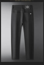 WhiteJeans Men's High-End European Style Jeans Lightweight Luxury Trendy Long Pants Business Casual Pants For Spring 2024