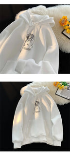Funny Brainstorming Boy Graphic Hoodies For Men Hip Hop Fashion Baggy Sweatshirts Oversized Clothes Fleece Pullover Sweatshirts