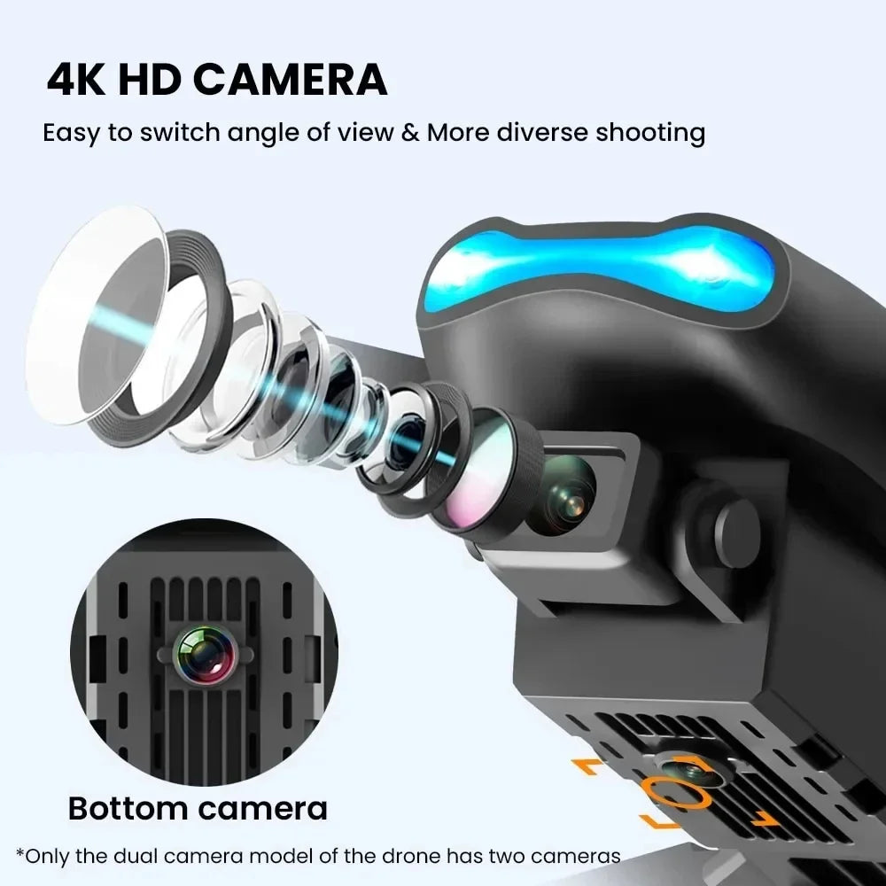 Professional HD E99Pro Drone 4k Dual WIFI fpv Quadcopter Aircraft with Obstacle Avoidance for Aerial Photography Drone Camera