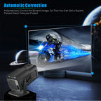 Salange HY320 Mini 4K Android 11 Projector Native 720P 300ANSI Dual Wifi6 BT5.0 Cinema Portable Projetor Outdoor 180°  Rotable