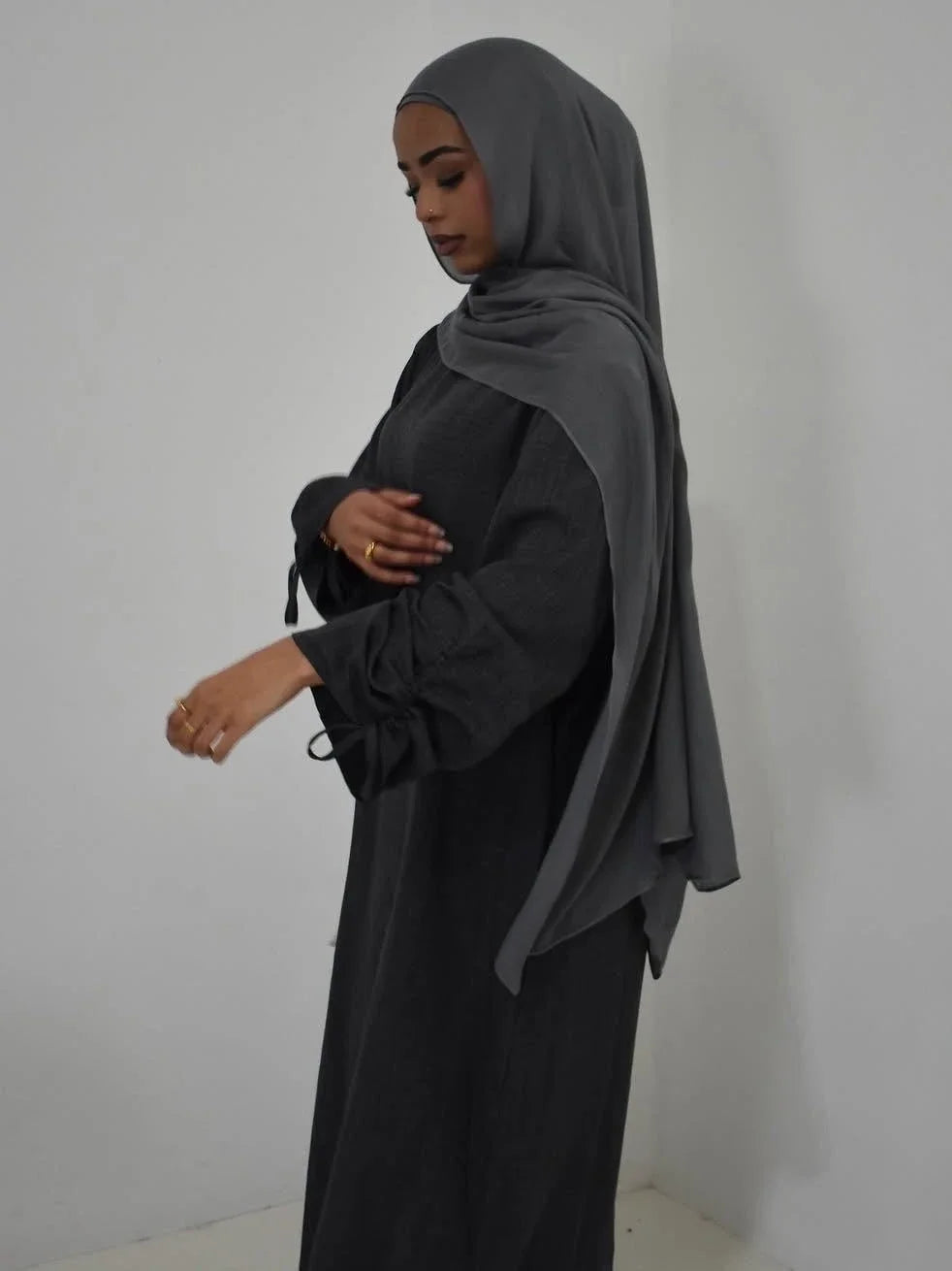 Eid Women Modest Dress Abaya String Sleeve Muslim Caftan Robe Morocco Dubai Kaftan Islam 2025 Vestidos Largos Jalabiya Ramadan