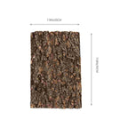 3 Pcs Reptile Bark Toy Animals Cork Tortoise Accessories Tree Terrarium Background Moss