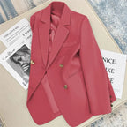 2025 Spring and Autumn New Korean fashion British Style Solid Blazer Women Clothing French Texture Fashion Small Suit Coat Women