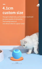 Interactive Cat Toy Ball Rolling Balls Pet Kitten Cats Teaser Automatic Electric Smart Game Plush Toys Play Stimulator Training