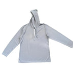 Spring Solid Color Slim Fit Long Sleeved T-shirt, Men's Hooded Breathable Sports Top, Waffle Cotton Casual Long Sleeved Shirt
