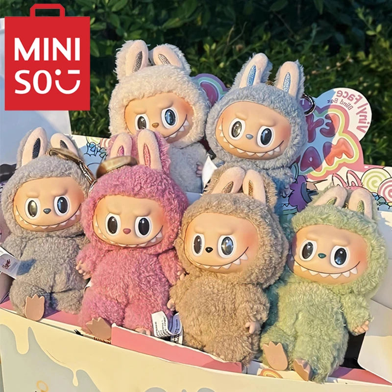 Miniso V1 Blind Box Hot-selling Anime Character Series PVC Pendant Doll Model Toy Cute Monster Keychain Kawaii Toy Birthday Gift