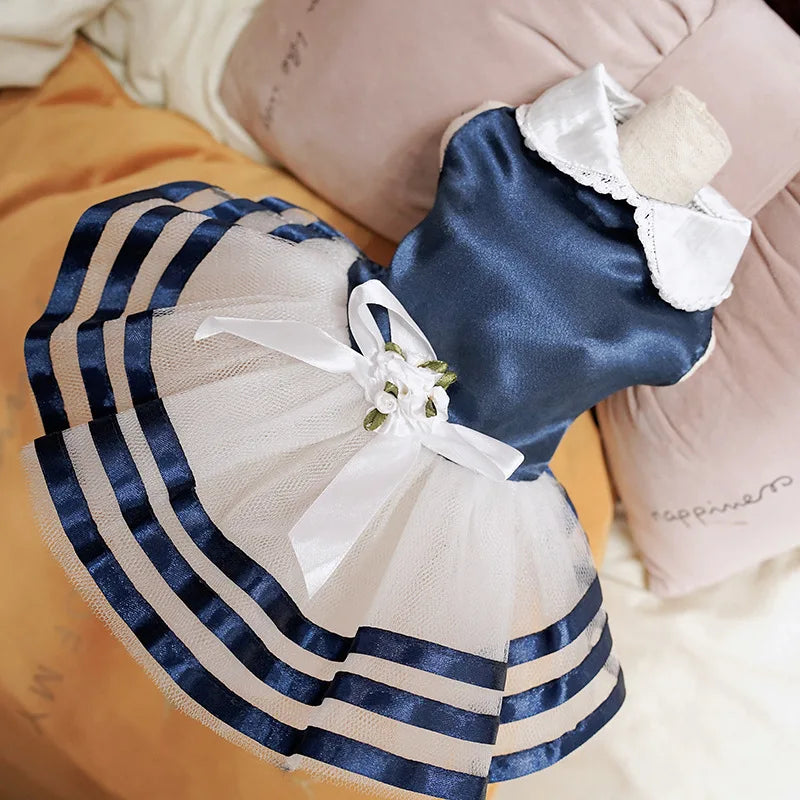 Summer Pet Clothes Wedding Dog Dress For Dogs Skirt Summer Princess Dog Dresses Clothes For Dogs Skirts York Pet Chihuahau Dress