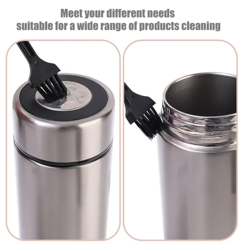 1-2Pcs Soft Cleaning Brush Keyboard Car Air Outlet Cleaning Soft Brush with Shell Car Crevice Dust Removal Brush Cleaning Tools