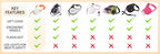 3/5M Automatic Dog Leash Retractable LED Luminous Leading Fashion Light Straps for Dog Puppy Pet Flexi Walking Running Lead