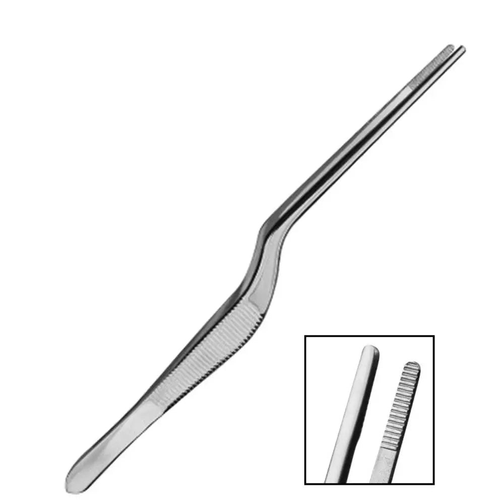 1Pcs Stainless Steel Medical Tweezers Professional Ear Cleaner Care Ear-Pick Tool Top Quality Bending Tools Cleaning Earwax Pick
