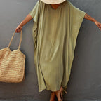 Beach Cover Up Kimono Women Summer 2023 New Pareo Swimsuit Cape Solid Bohemian Tunic Dresses Bathing Suits Dropshipping