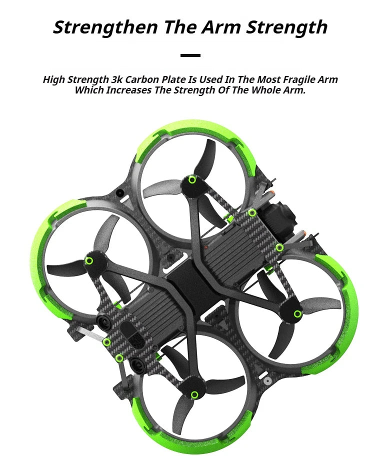 Real Carbon Fiber for Dji Avata 2 Full Protection Lightweight Anti-Fall Drone Guard Armor Protective Armor Kit Drone Accessories