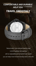 Top Brand NAVIFORCE  Men Quartz Watch Sports Shockproof Waterproof Leather Male Fashion Luxury WristWatch Casual Calendar Clock