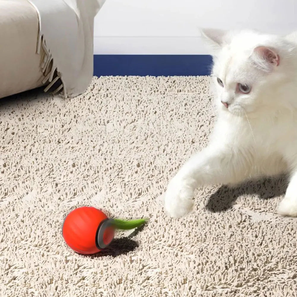 Speedy Tail 2.0 Cat Toys,2025 New Generation Smart Interactive Cat Toy Ball,Two Speed Adjustment, Automatic Moving Cat Toy Ball