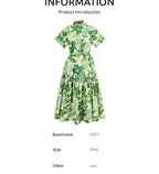 Casual Women Dress Short Sleeve Pleated Cake Dress Belt Design Hanging Down A Line Elegant Dress Summer Female Shirt Dress