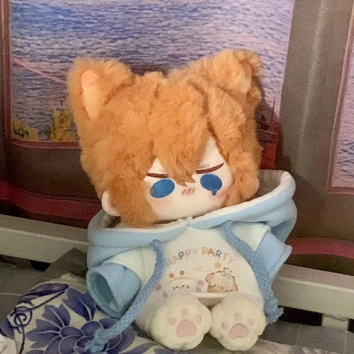 Chuuya Nakahara 20cm Stuffed Plush Doll Toy Bungou Stray Dogs Cute Cotton Doll Children's Fans Adults Cartoon Birthday Gift Toys