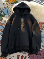 Funny Brainstorming Boy Graphic Hoodies For Men Hip Hop Fashion Baggy Sweatshirts Oversized Clothes Fleece Pullover Sweatshirts