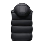 Thicken Autumn Winter Men Coats Detachable Hood Mens Puffer Jacket Sleeveless White duck down Vest Jackets Warm Hooded Jacket