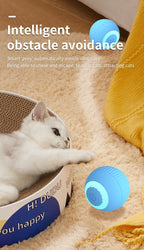 Interactive Cat Toy Ball Rolling Balls Pet Kitten Cats Teaser Automatic Electric Smart Game Plush Toys Play Stimulator Training