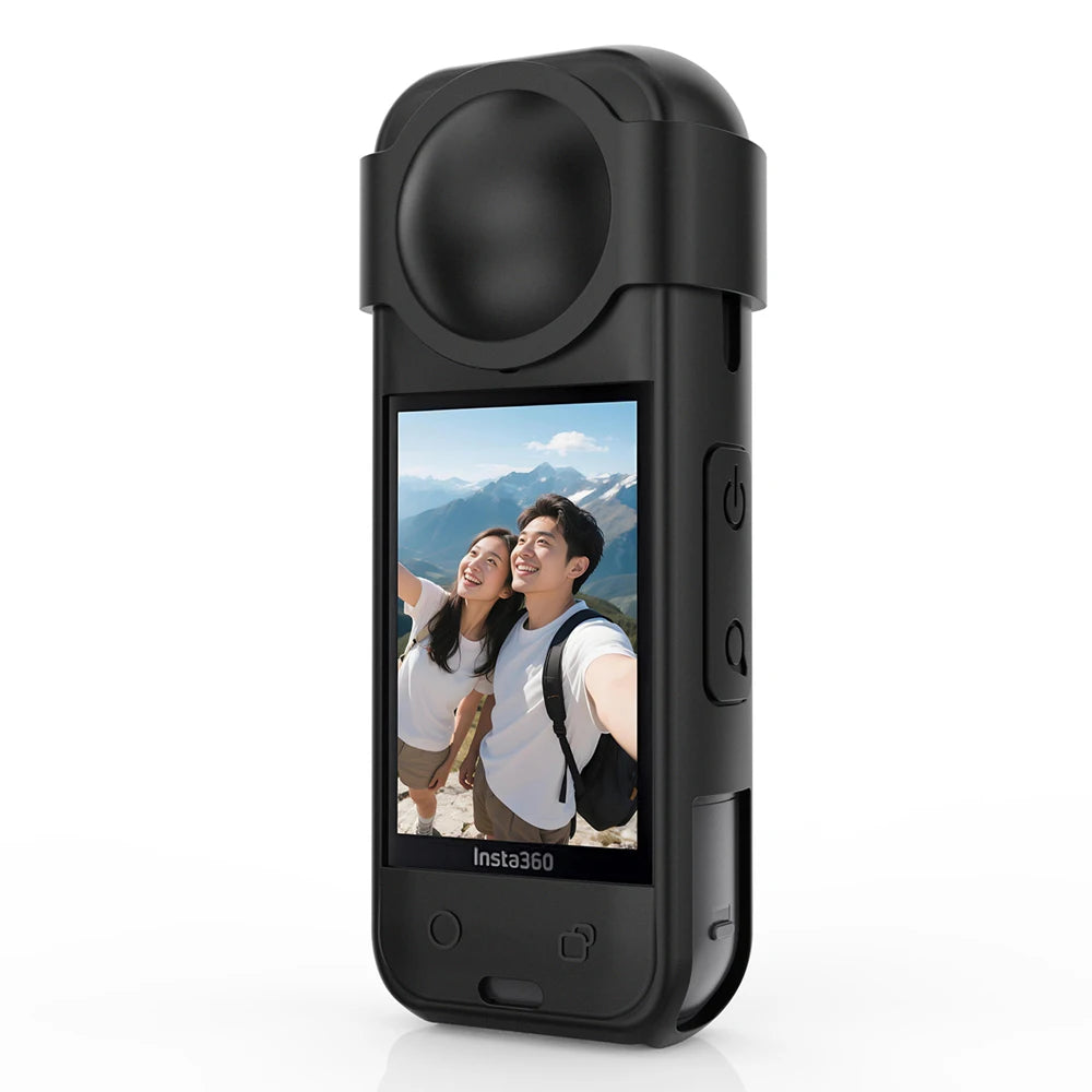Protective Case for Insta360 X5 Lens Cap Silicone Cover Screen Protector Anti-scratch Protection for Insta 360 X5 Accessories