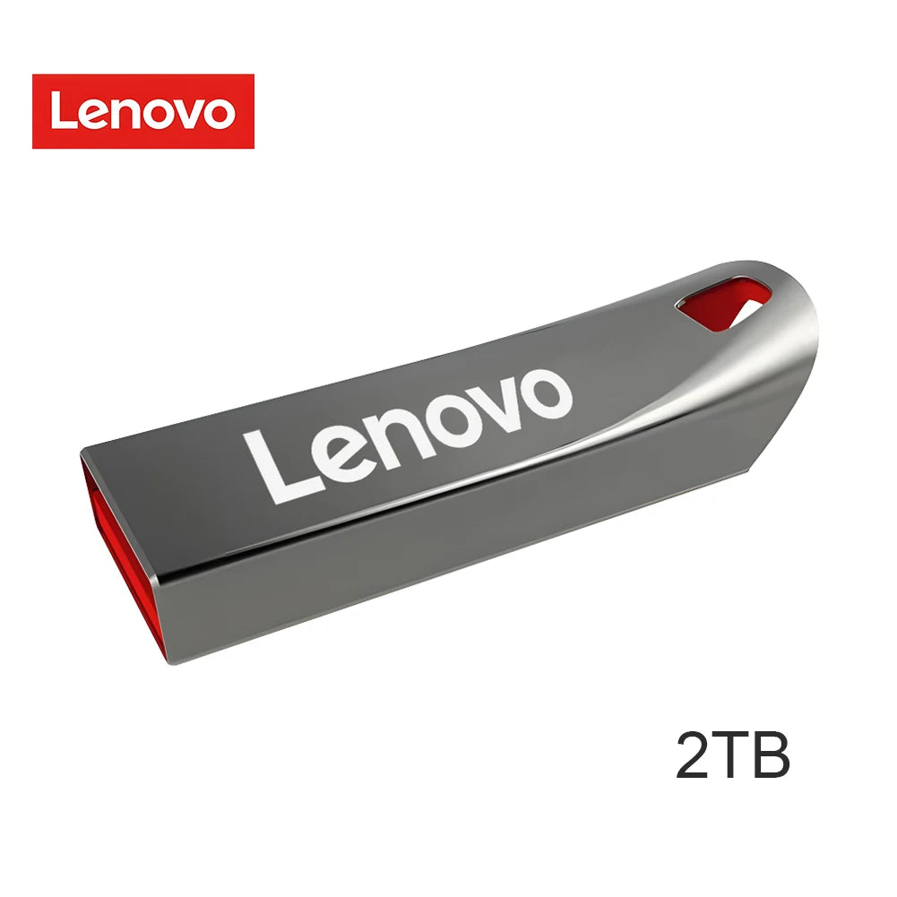 Lenovo U Disk 2TB 256GB 512GB Metal USB3.1 Dustproof Titanium Gamer Design USB  Flash Drive 128GB  Pen Drive 512GB 1TB