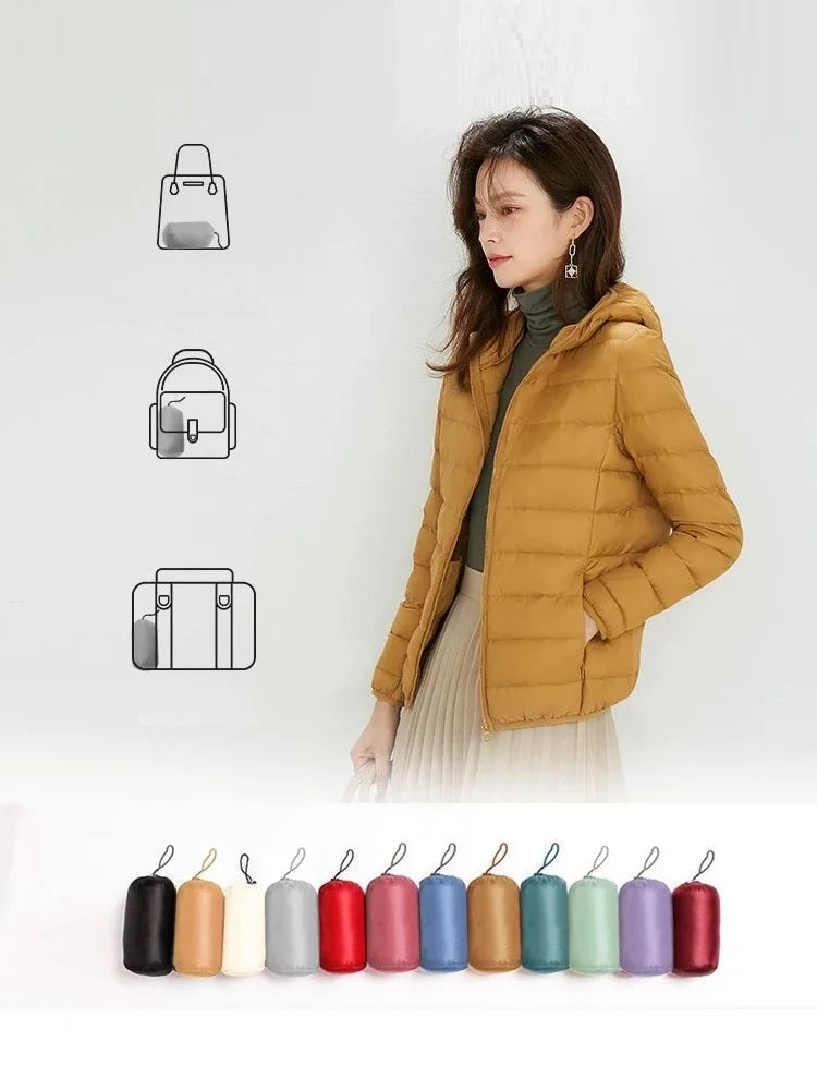 NewBang Matt Fabric 4XL Women's Duck Down Jacket Ultra Light Down Jacket Women Feather Jacket Women's Overcoat Windbreaker Coats
