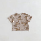 Mickey Kids Clothing Tees Summer Printed Cartoon Fashion Short Sleeve Boys T-shirt Popular Design Children's T Shirts Crewneck
