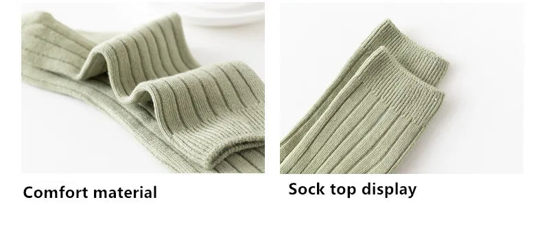 3Pairs/Lot Baby Knee High Socks Kids Girls Boys Soft Cotton Long Sock Cute Spanish Stripe Solid Children Socken For 0-8Years