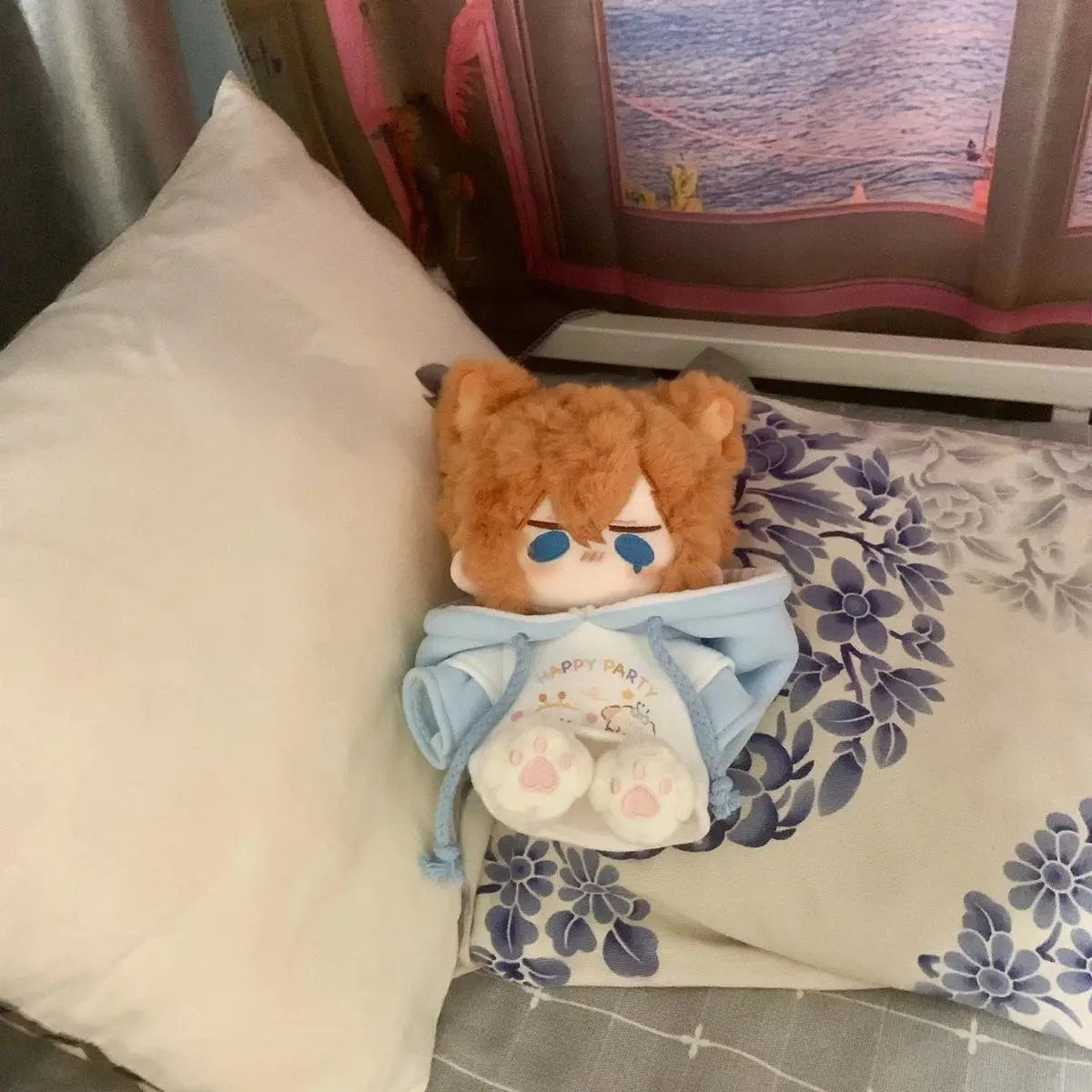 Chuuya Nakahara 20cm Stuffed Plush Doll Toy Bungou Stray Dogs Cute Cotton Doll Children's Fans Adults Cartoon Birthday Gift Toys
