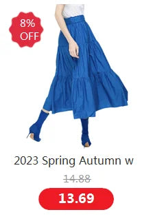 2024 Spring Autunm women Ruffle skirt fashion Summer cotton linen skirts long maxi party skirts red purple pink M-5XL 6XL 7XL