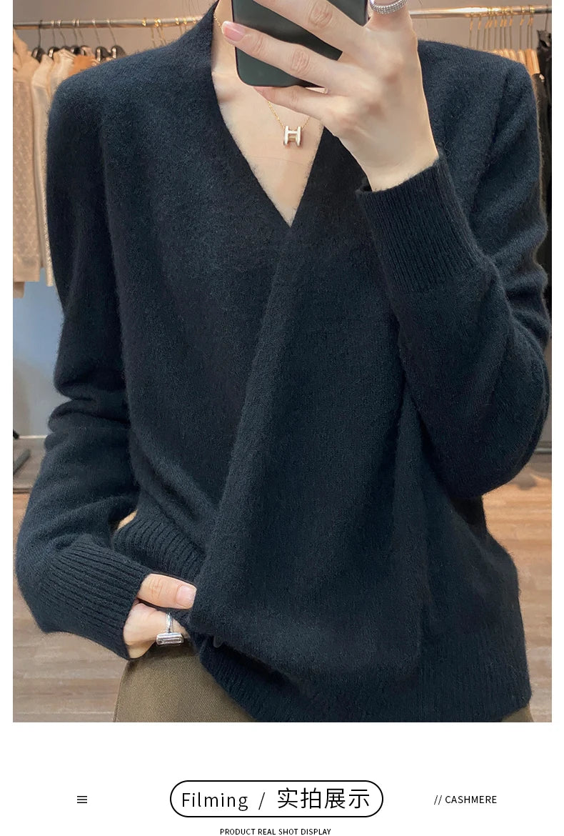 Japanese Kimono Cardigan Pure Wool Sweater Female Cross V-Neck Knitted Cardigan 2023 Spring and Autumn Loose Leggings Retro Top