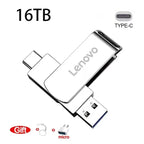 Lenovo 64TB USB 3.2 Pen Drive 16TB High Speed Transfer Metal Portable SSD Pendrive Cle 4TB U Disk Flash Drive Memoria USB Stick
