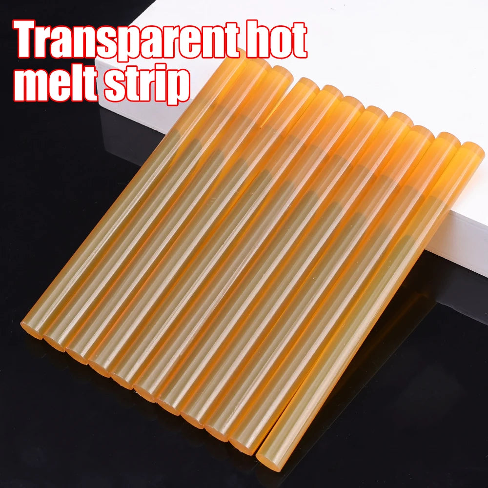 High Adhesion Hot Melt Glue Sticks 11mm 7mm Transparent Flexible EVA For Car Dent Repair Paintless Removal Crafting Tool Supply