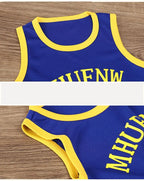 Children's Sets Summer Children Sleeveless T-shirt Shorts Set Quick-drying Outdoor Tank Top Shorts Sets Boys Sport Basketball Tr