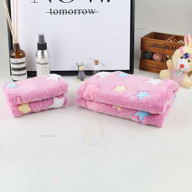 Soft Sleep Mat for Hamster Pet Pee Pad Puppy Kitten Blanket Bed Mat Guinea Pig Plush Mat Bed Small Animal Mat for Rabbit Hamster