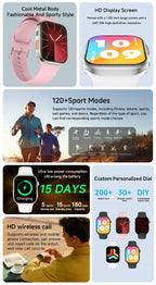 NEW Smartwatch 1.83"HD Screen Sleep&Health Monitoring Bluetooth Call Multi-Sport Modes Fashion Smart Watches For Women Men Gift
