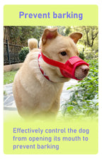 Dog muzzle Prevents biting barking and accidental eating prevents slipping off fits small medium large dogs adjustable