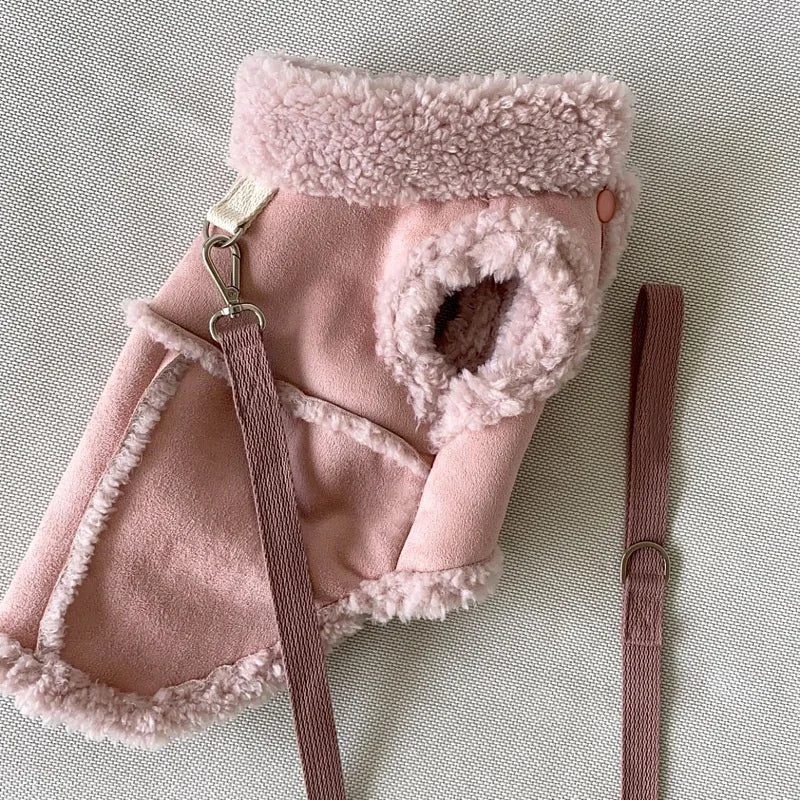 Pet Autumn And Winter Clothing Classic Solid Dog Vests Fleece Warm Pet Dog Clothes For Small Medium Dogs Jackets Puppy Clothing