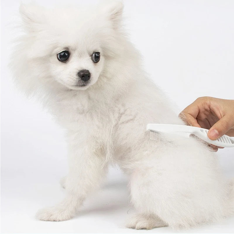 Stainless Steel Flea Comb Pro - Efficient Flea and Tick Remover, Gentle Pet Grooming Tool, Professional-Grade Comb for Dogs, Cat