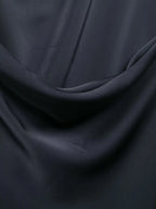 MYST&ZA2025 new summer women's casual simple halter neck backless sleeveless top + drawstring wide-leg trousers