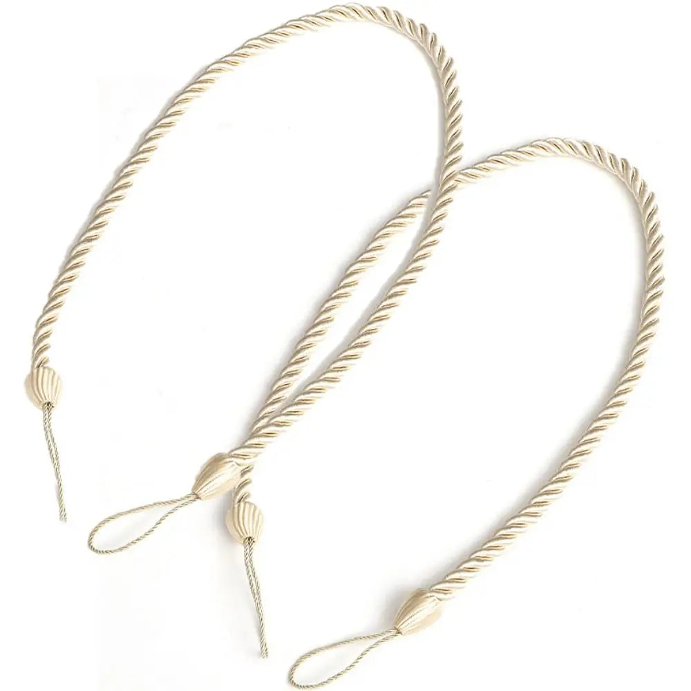 2Pcs Handmad Curtain Woven Tiebacks Ins Style Light Luxury Curtains Binding Rope Easy to Use Curtains Tied Strap