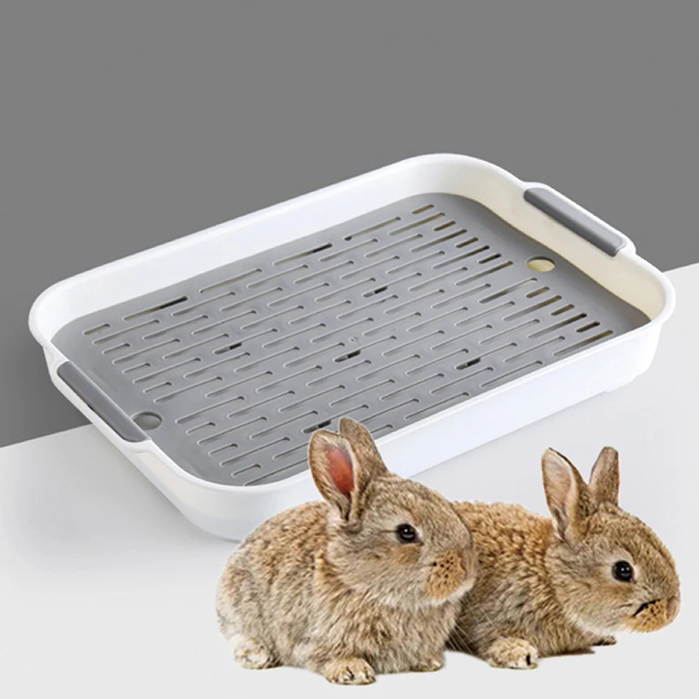 Medium Rabbit Litter Box Bunnies Corner Toilet Box For Ferret Hamster Dragon Cat Guinea Pig Dutch Pig Supplies